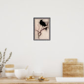 "Raven at Dawn" 12 x 16 Poster (Keuken)