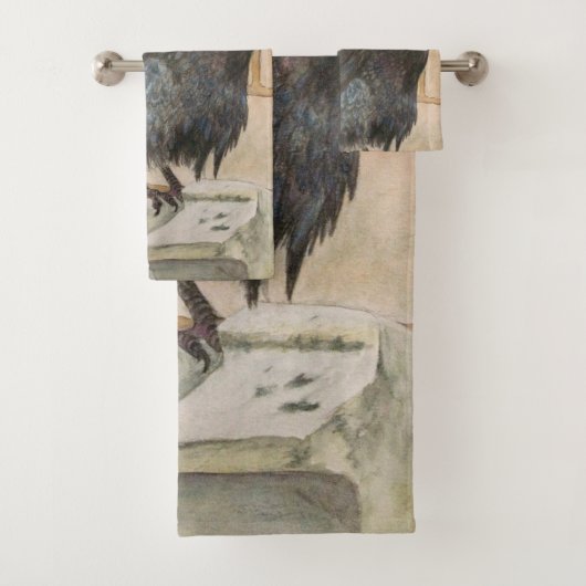 Raven Bad Handdoek (Insitu)