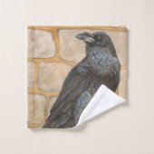 Raven Bad Handdoek (Wasdoekje)