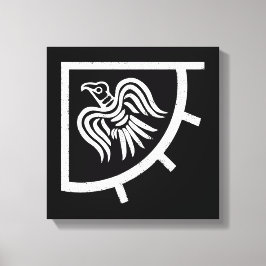 Raven Banner Viking Flag Canvas Afdruk
