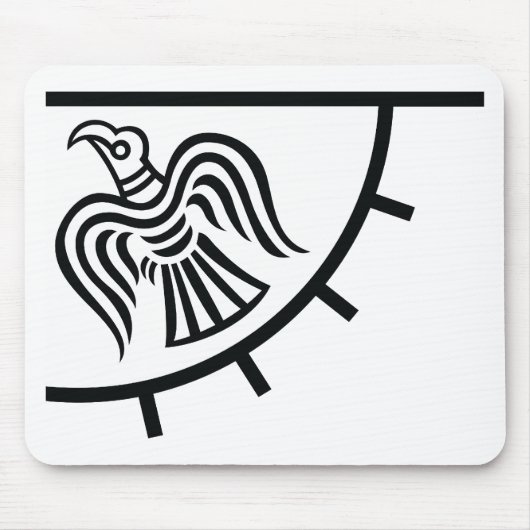 Raven Banner (Viking Flag) Muismat (Voorkant)