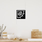 Raven Banner Viking Flag Poster (Keuken)