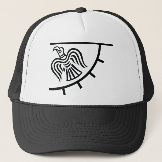 Raven Banner (Viking Flag) Trucker Pet (Voorkant)