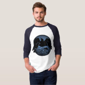 Raven Baseball Jesey Raven Women's Crow Art Shirte T-shirt (Voorkant volledig)