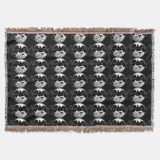 Raven Bird Blanket Spirit Animals Thans Blinders Deken (Voorkant)
