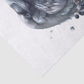 Raven Bird Blue Mystical Sapphire Tissuepapier (Detail)