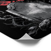Raven Bird Gothic Raven Art Cemetery Fantasy Poster (Hoek)