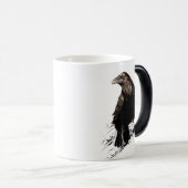 Raven Bird Graphic Art Wildlife Animal Art Magische Mok (Voorkant rechts)