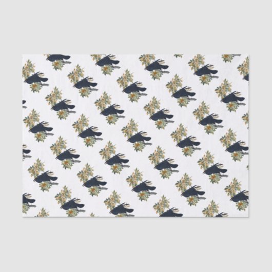 Raven Bird Tissuepapier (Voorkant)