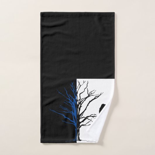 Raven Black Bird Bad Handdoek (Handdoek)