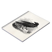  Raven Black Bird Crow Persoonlijke vogels Notitieboek (Linkerzijde)