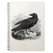  Raven Black Bird Crow Persoonlijke vogels Notitieboek (Voorkant)