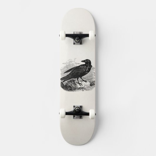  Raven Black Bird Crow Persoonlijke vogels Skateboard (Voorkant)