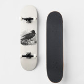  Raven Black Bird Crow Persoonlijke vogels Skateboard (Voorkant)
