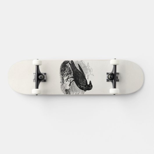  Raven Black Bird Crow Persoonlijke vogels Skateboard (Horizontaal)