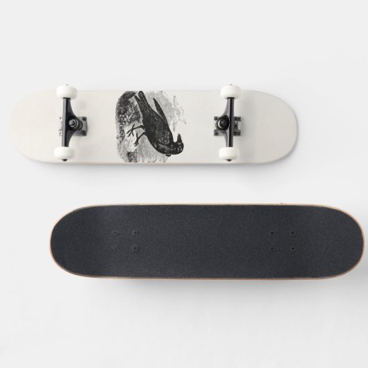  Raven Black Bird Crow Persoonlijke vogels Skateboard (Horizontaal)