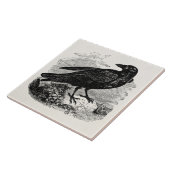  Raven Black Bird Crow Persoonlijke vogels Tegeltje (Zijkant)