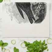  Raven Black Bird Crow Persoonlijke vogels Theedoek (Gevouwen)