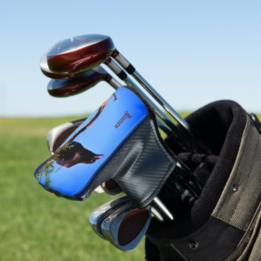 Raven Black Bird Golfheadcover (Insitu)