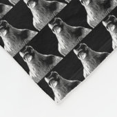 Raven Blanket Native Spirit Animal Fleece Blanket (Hoek)