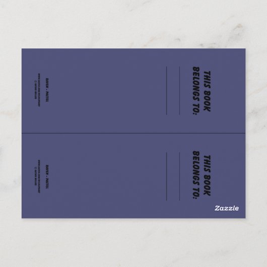 Raven Book markers Briefkaart (Achterkant)