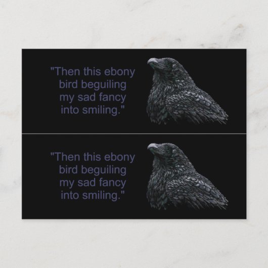 Raven Book markers Briefkaart (Voorkant)