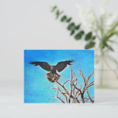 Raven-boom Briefkaart (Staand voorkant)
