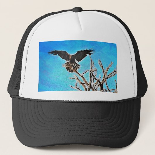 Raven-boom Trucker Pet (Voorkant)
