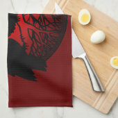 Raven Bord First Nations Raven Art Serving Borden Theedoek (Quarter Fold)