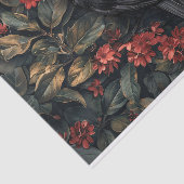 Raven Botanische Bloemen Decoupage Tissuepapier (Detail)