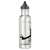 Raven Bottle van Alexandra Cook Waterfles (Links)