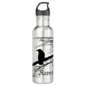Raven Bottle van Alexandra Cook Waterfles (Voorkant)