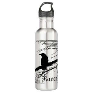 Raven Bottle van Alexandra Cook Waterfles