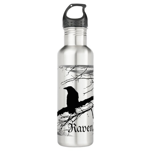 Raven Bottle van Alexandra Cook Waterfles (Voorkant)