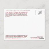 Raven Boys' Pizza Recipe Briefkaart (Achterkant)