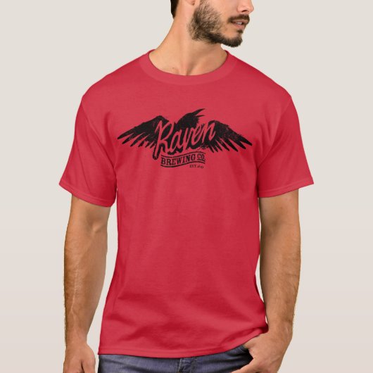 Raven Brewing Company T-shirt (Voorkant)