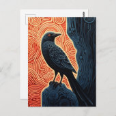 Raven Briefkaart (Voorkant / Achterkant)