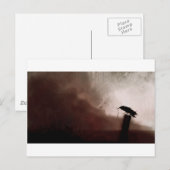 raven briefkaart (Voorkant / Achterkant)