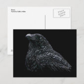 Raven Briefkaart (Voorkant / Achterkant)