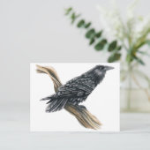 Raven Briefkaart (Staand voorkant)