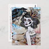 Raven Briefkaart (Voorkant / Achterkant)