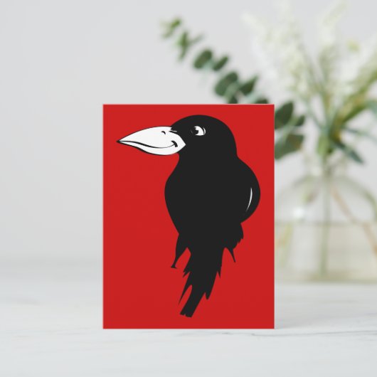 Raven Briefkaart (Staand voorkant)