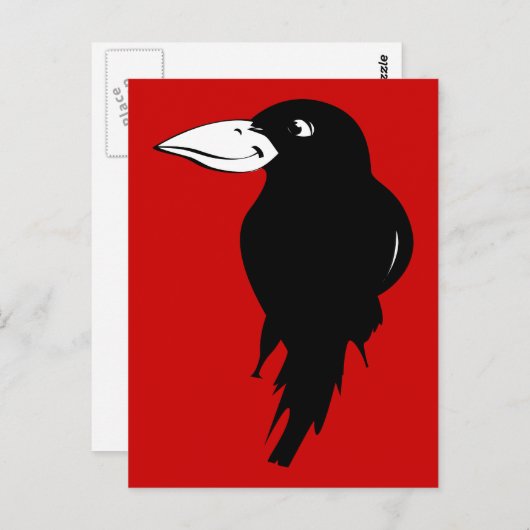 Raven Briefkaart (Voorkant / Achterkant)