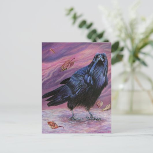 Raven Briefkaart (Staand voorkant)