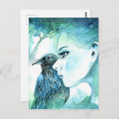 Raven Briefkaart (Voorkant / Achterkant)