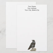 Raven Briefpapier (Voorkant / Achterkant)
