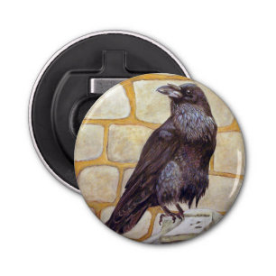 Raven Button Flesopener