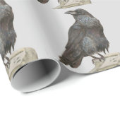 Raven Cadeaupapier (Rol Hoek)