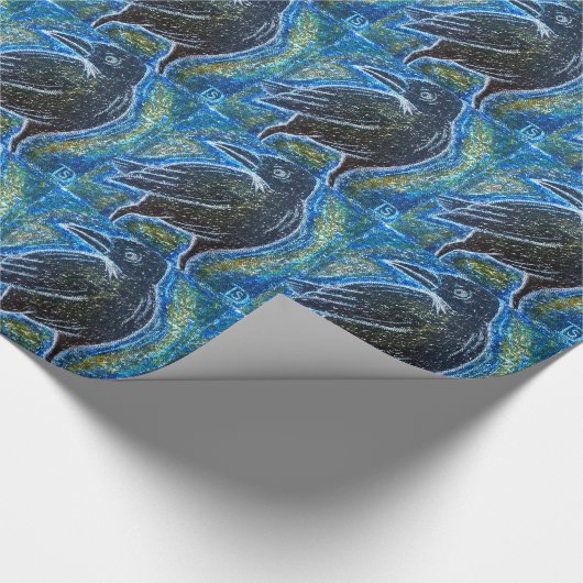 Raven Cadeaupapier (Hoek)