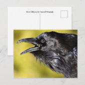Raven Calling Briefkaart (Voorkant / Achterkant)